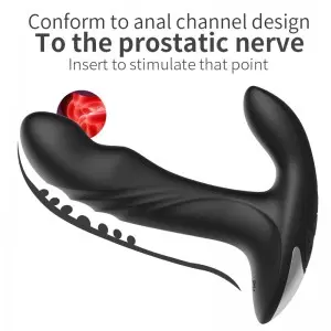 Remote 7 Vibrations Thrusting Anal Vibrator Prostate Massagger for Men