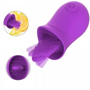 Amazon Rose Tongue Wireless 10 Strong Vibration Modes Modes Clitoral Tongue Vibrator