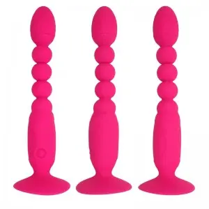 Remote Control Vibrating Silicone Anal Beads