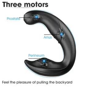 Remote Ergonomic Design Stimulate P-Spot  Wiggle Prostate Massager