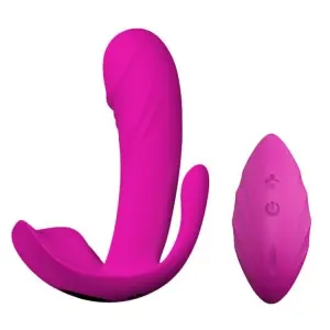 New Design Remote Control Butterfly Vibrating Rotation Electric Silicone Sex Vibrator