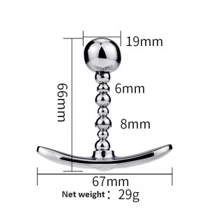 Anal Beads Metal Crystal Jewelry Anal Plug Prostate Massager