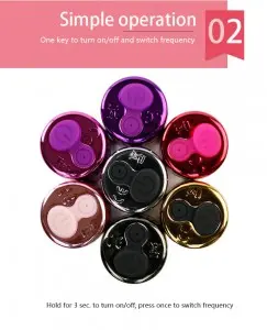 Fashionable 10 kinds vibration mode mini battery bullet vibrator