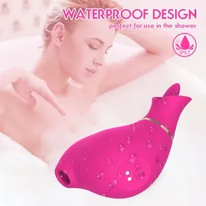 10 Frequency Tongue Licking + Sucking Vibrator Toy For Women