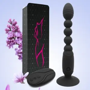 Remote Control Vibrating Silicone Anal Beads