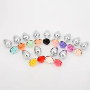 3 Sizes Butt plug Flower Anal Sex Toy BDSM Anal Plug Toy