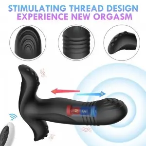 10 Vibration Modes Secretme Butt Stimulator Plug for Male and Women