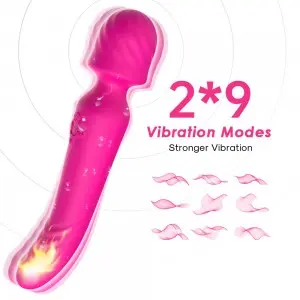 Soft silicone remote control body vibrating massage