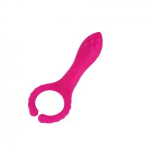 Silicone Vibrating Nipple Stimulator G-spot Clip Dildo Ring Toy  vibrator