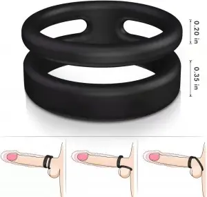 Men Erection Support Pleasure Enhance Vibrating Penis Ring