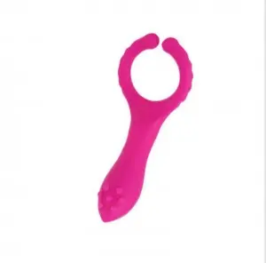 Silicone Vibrating Nipple Stimulator G-spot Clip Dildo Ring Toy  vibrator