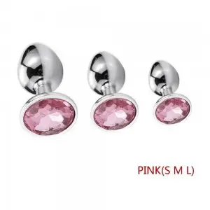 3pcs/set Anal Beads Crystal Jewelry Anal Butt Plug Massage
