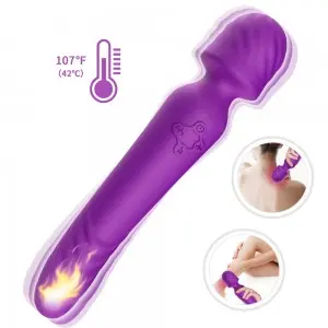 Soft silicone remote control body vibrating massage