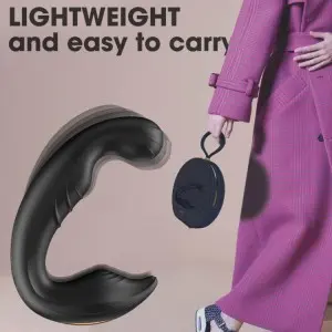 Remote Ergonomic Design Stimulate P-Spot  Wiggle Prostate Massager