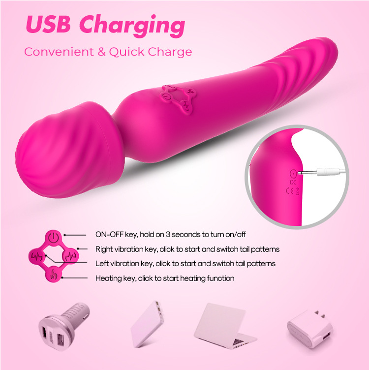 remote control body vibrating massage machine massager wand (6)