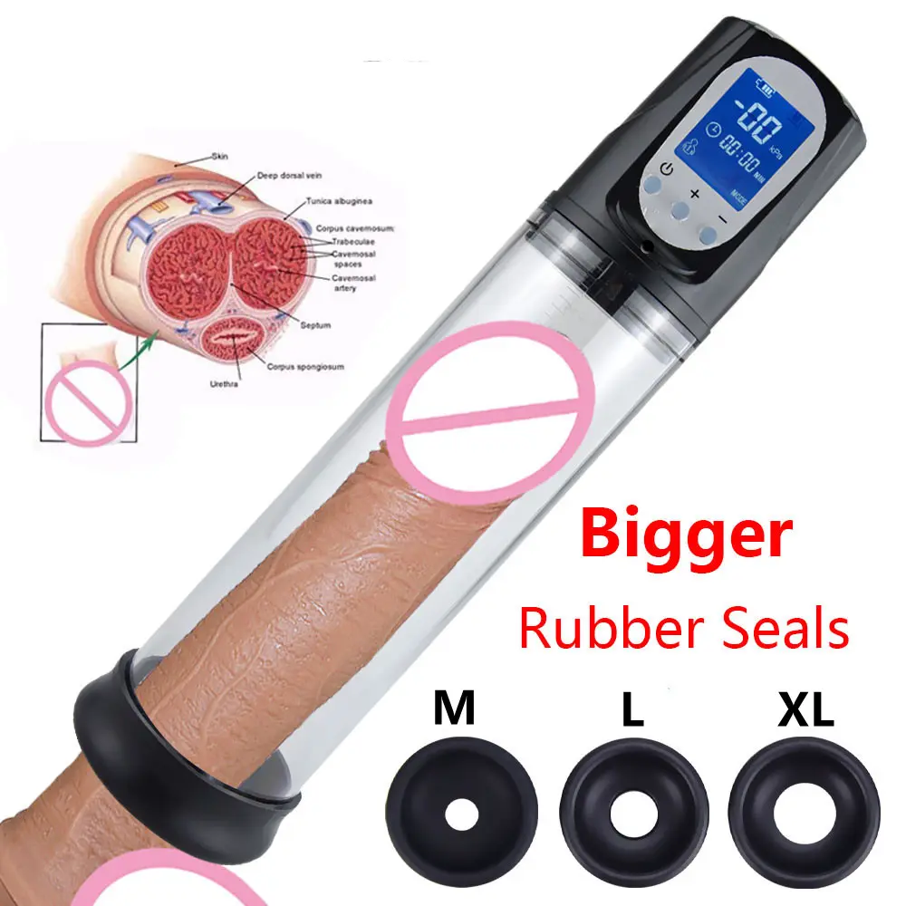 Electric Penis Vacuum Pump with 4 Suction Intensities (1)