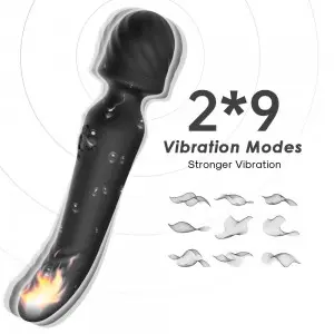 Soft silicone remote control body vibrating massage