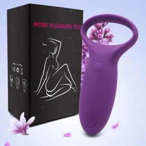 3 Motors for Clitoris & Testicles Stimulation Vibrating Cock Ring